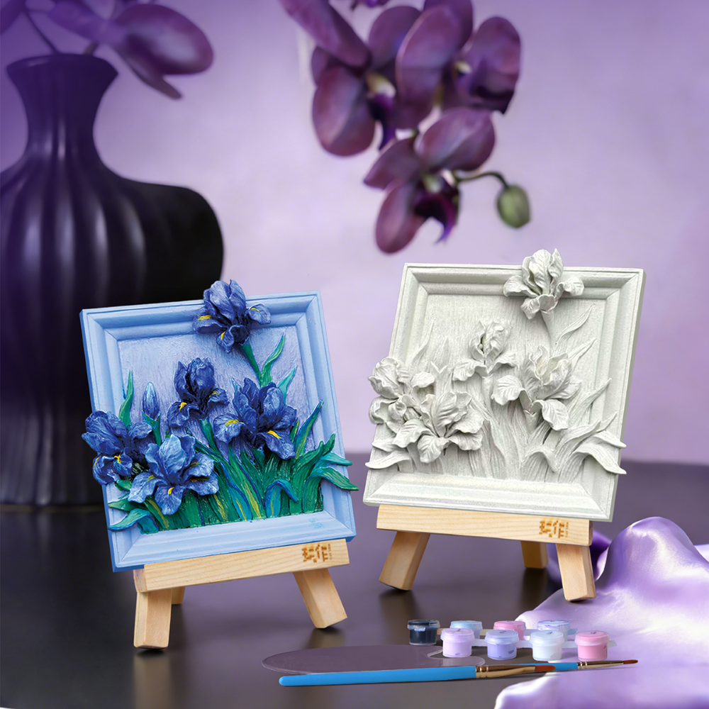 MAGNET DIY - Iras Lilas - Aimant à peindre en 3D DIY
