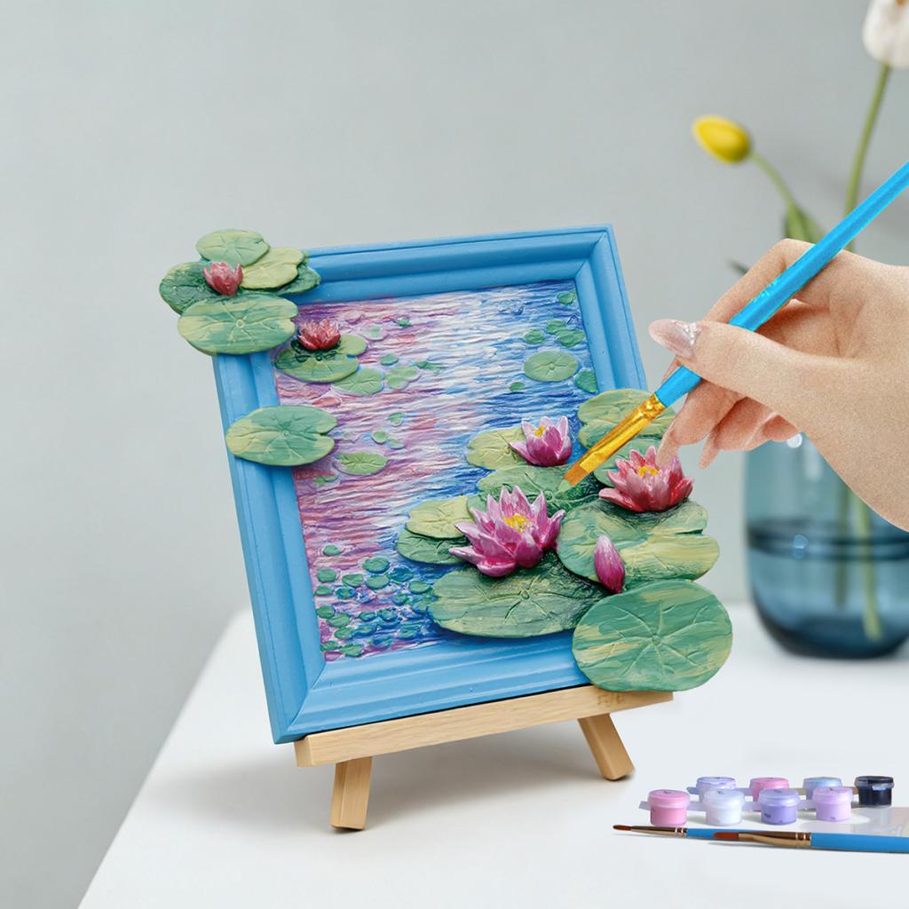 MAGNET DIY - Nénuphars - Aimant à peindre en 3D DIY