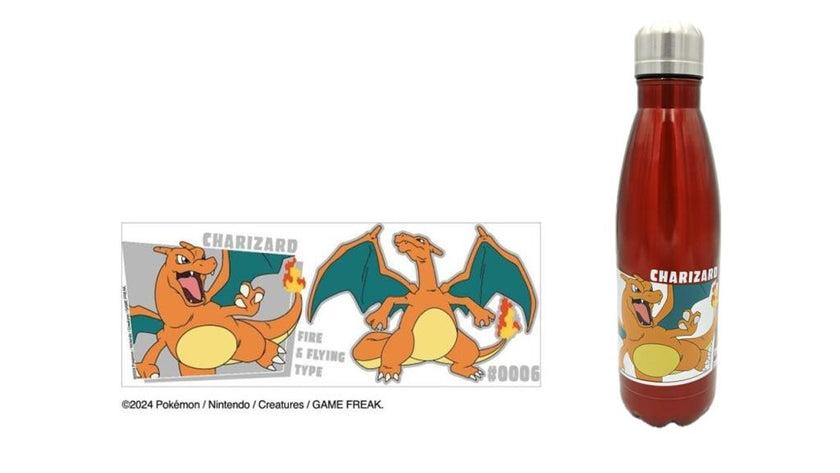 POKEMON - Dracaufeu - Bouteille en Acier Inoxydable 780ml