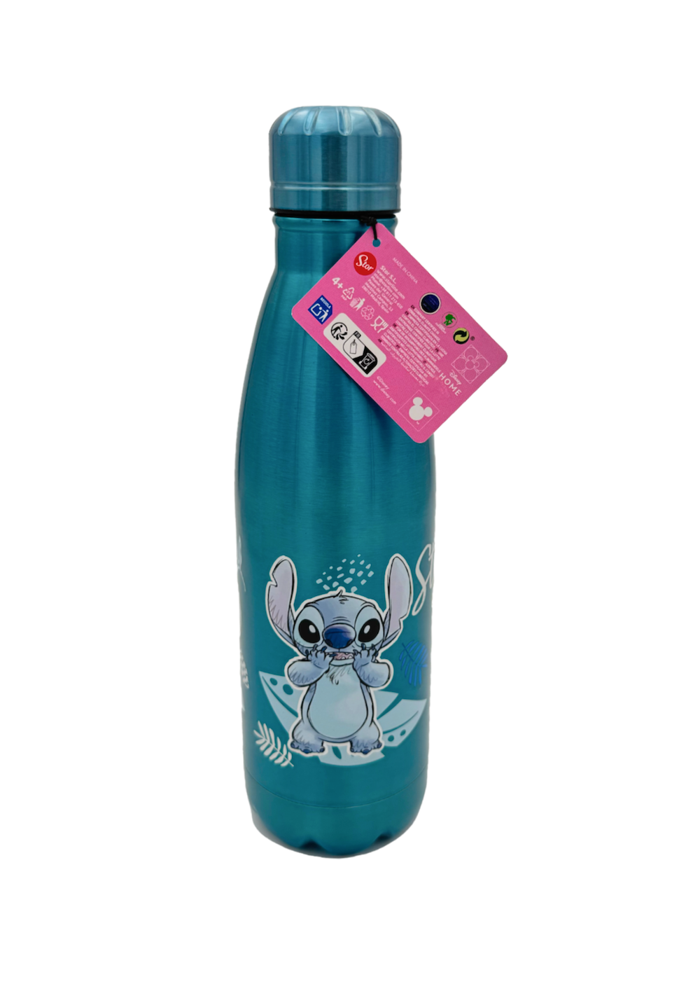 STITCH -Watercolor Bleu Métallisé -Bouteille en Acier Inoxydable 780ml