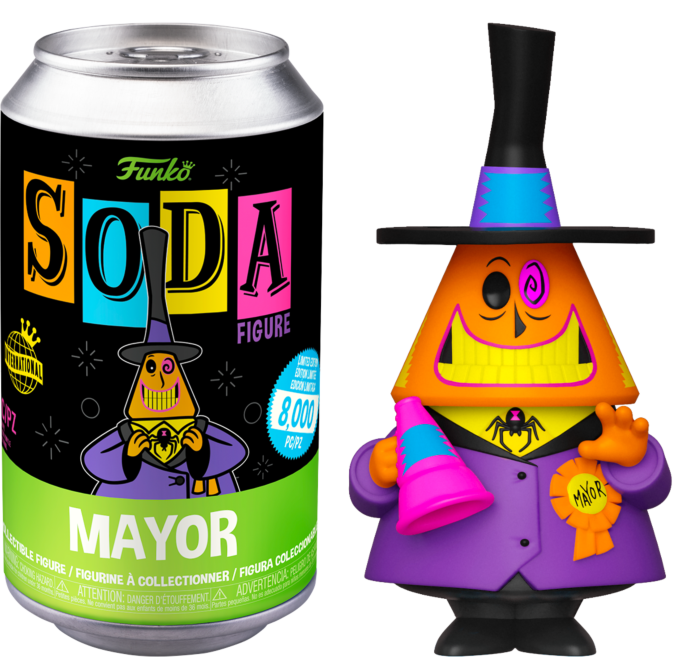 NBX - POP Vinyl Soda - Mayor (Blacklight) w/Chase (IE)