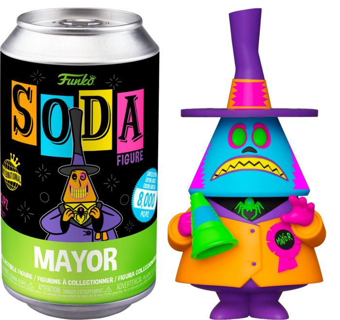 NBX - POP Vinyl Soda - Mayor (Blacklight) w/Chase (IE)