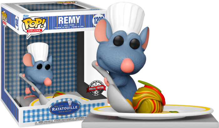 DISNEY - POP Deluxe N° 1209 - Remy avec Ratatouille SPECIAL EDITION