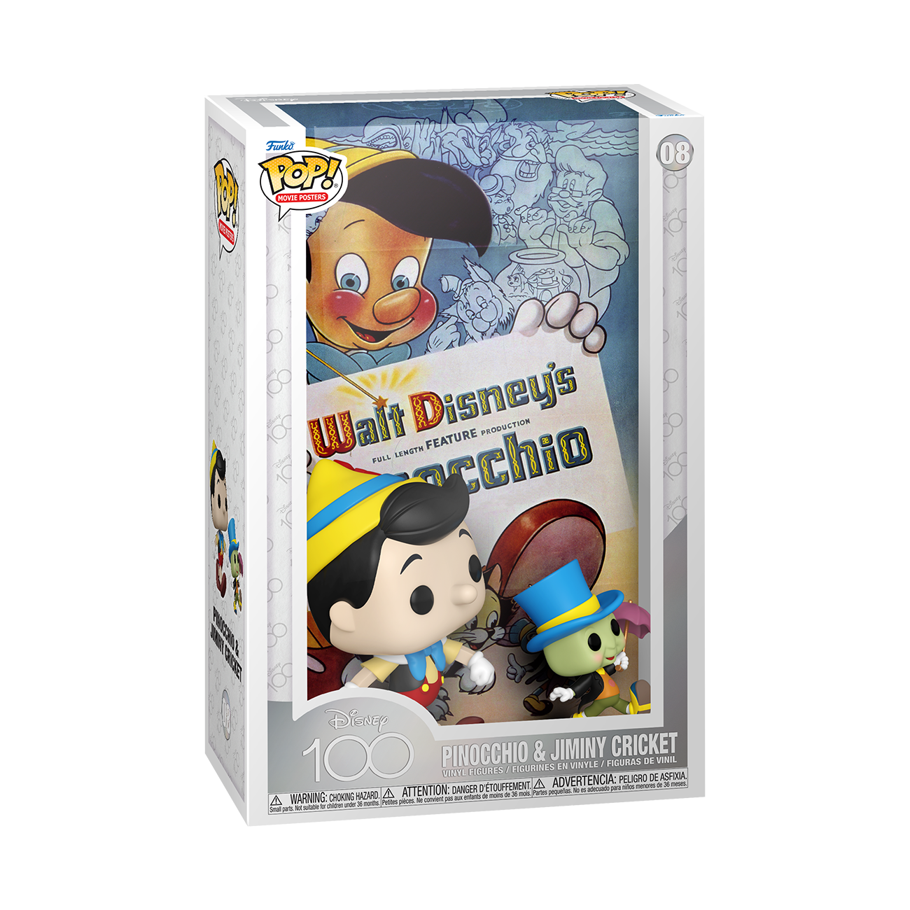 DISNEY - POP Movies Poster N° 08 - Pinocchio