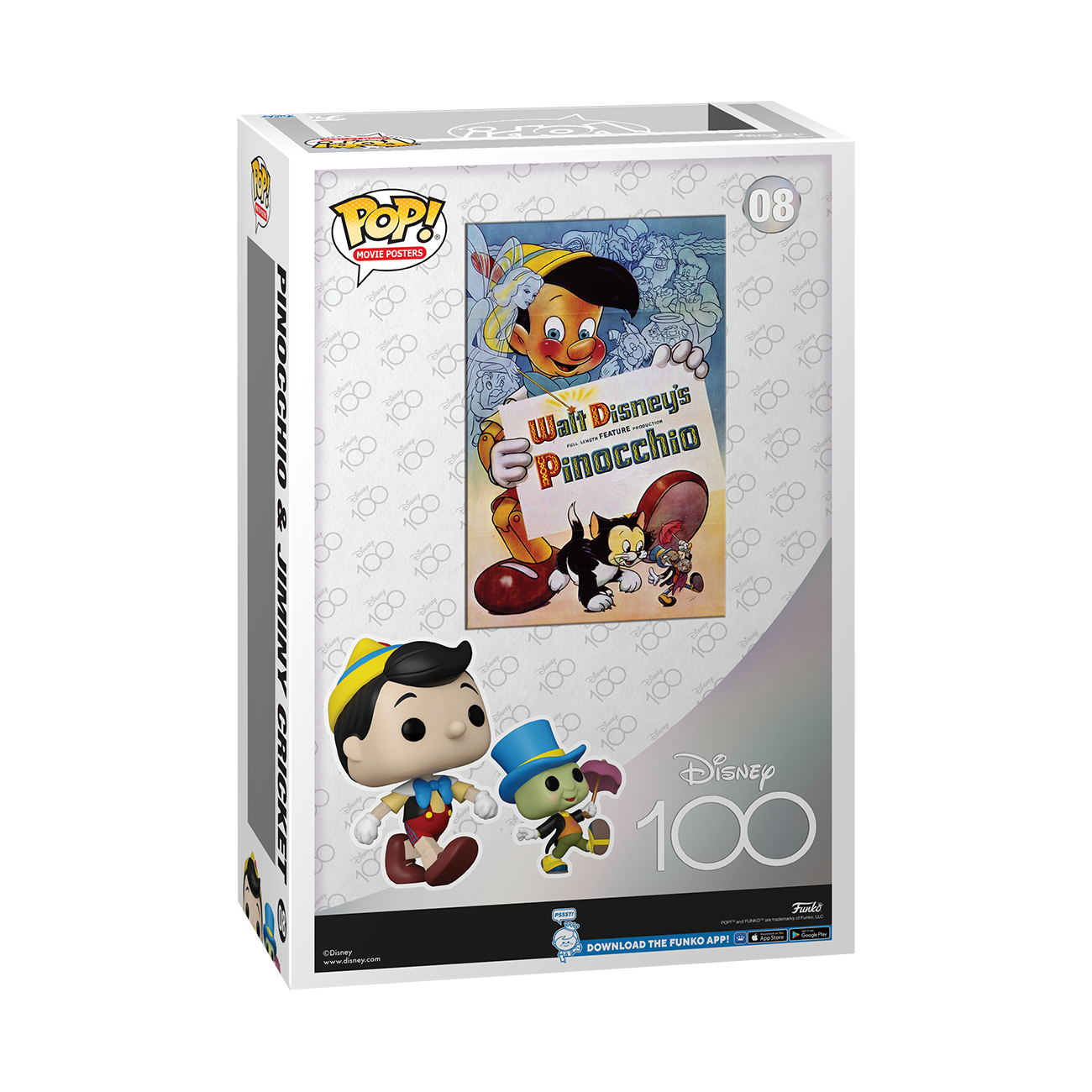 DISNEY - POP Movies Poster N° 08 - Pinocchio