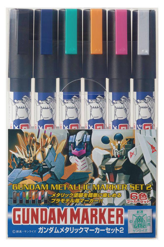 GUNDAM - Gundam Marker AMS-125 Metallic Set 2