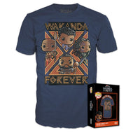 BLACK PANTHER WAKANDA FOREVER - Groupe - T-Shirt POP (M)