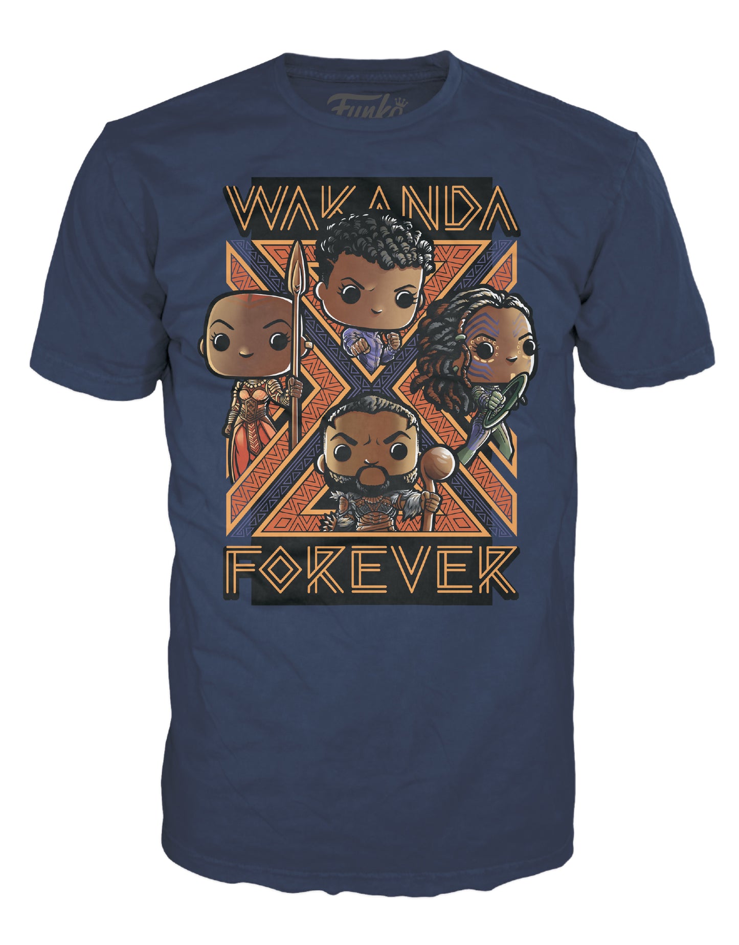 BLACK PANTHER WAKANDA FOREVER - Groupe - T-Shirt POP (S)