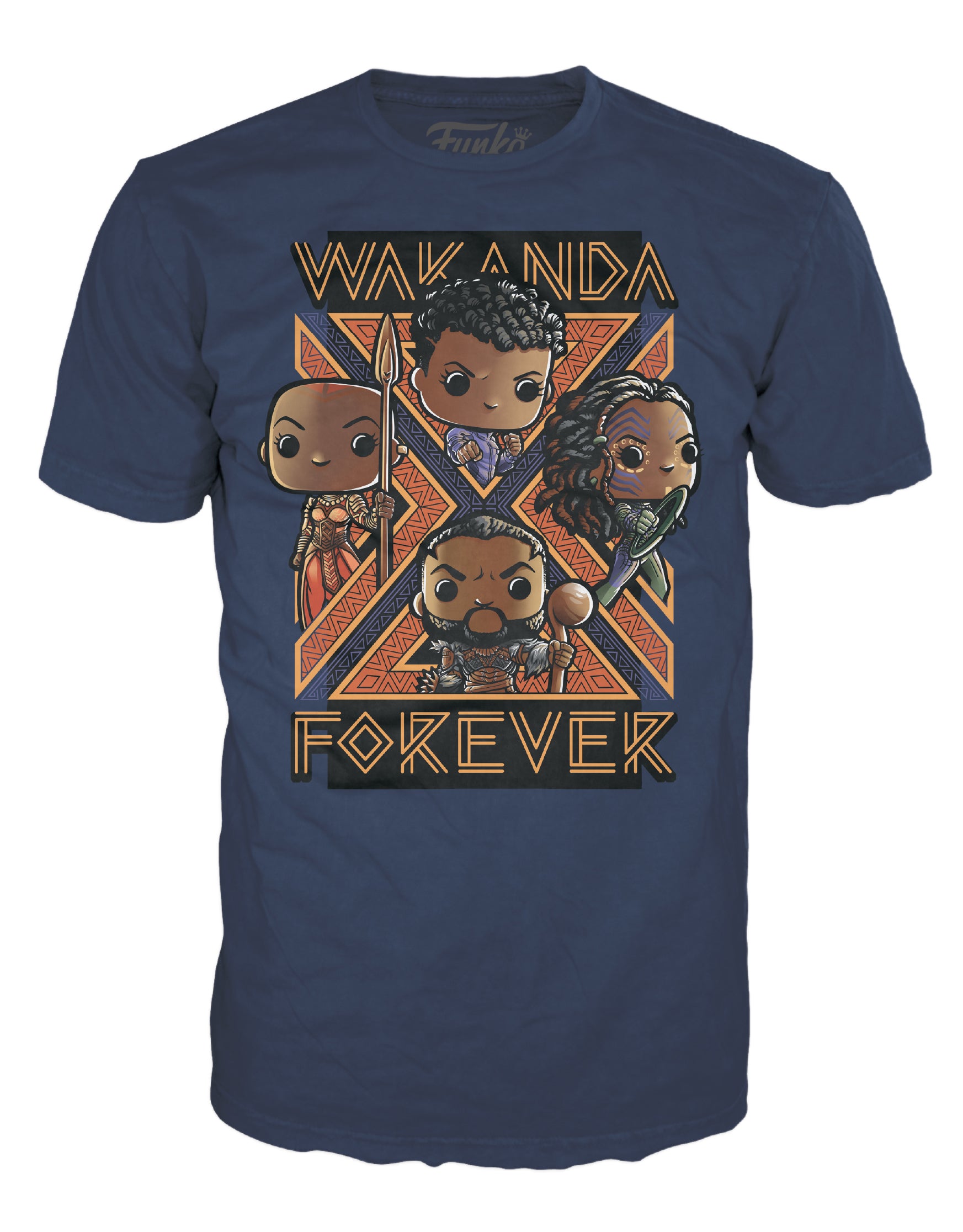 BLACK PANTHER WAKANDA FOREVER - Groupe - T-Shirt POP (S)
