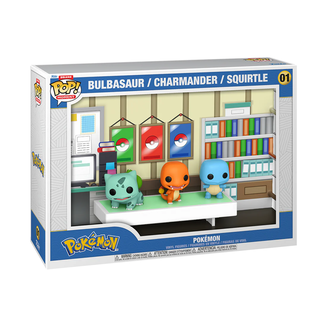 POKEMON - POP MOMENTS Deluxe N°01 - Pokemon Starters 1996