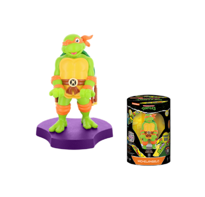 TMNT - Michaelangelo - Support Manette & Portable 'Holdem' - 11cm