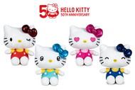 HELLO KITTY - Assortiment de 12 Peluches - 4 Modèles - 16cm