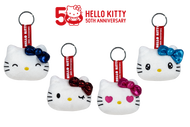 HELLO KITTY - Assortiment de 24 Porte-Clés Peluches - 4 modèles - 7cm