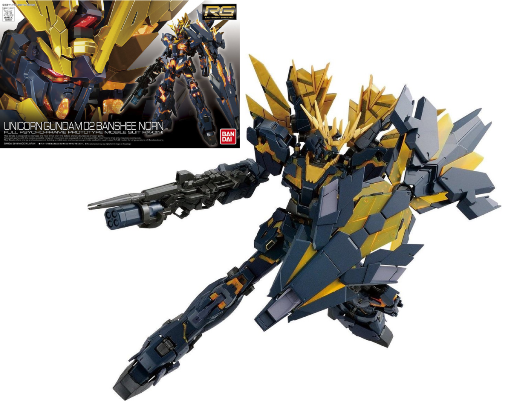 GUNDAM - RG 1/144 Unicorn Gundam 02 Banshee Norn - Model Kit