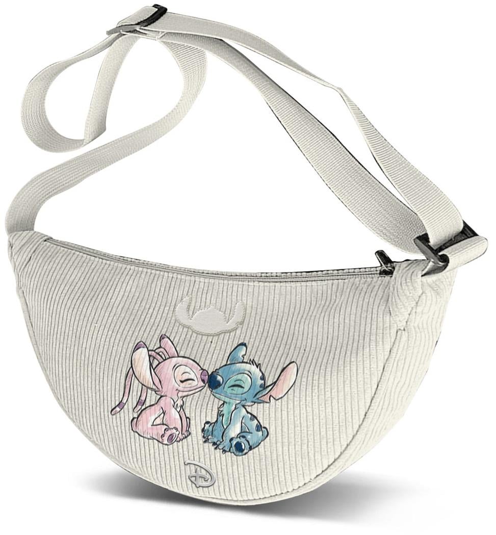STITCH & ANGEL - Corduroy - Sac à Bandouilère 'Banane'
