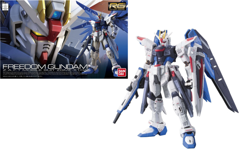 GUNDAM - RG 1/144 Freedom Gundam - Model Kit 13cm