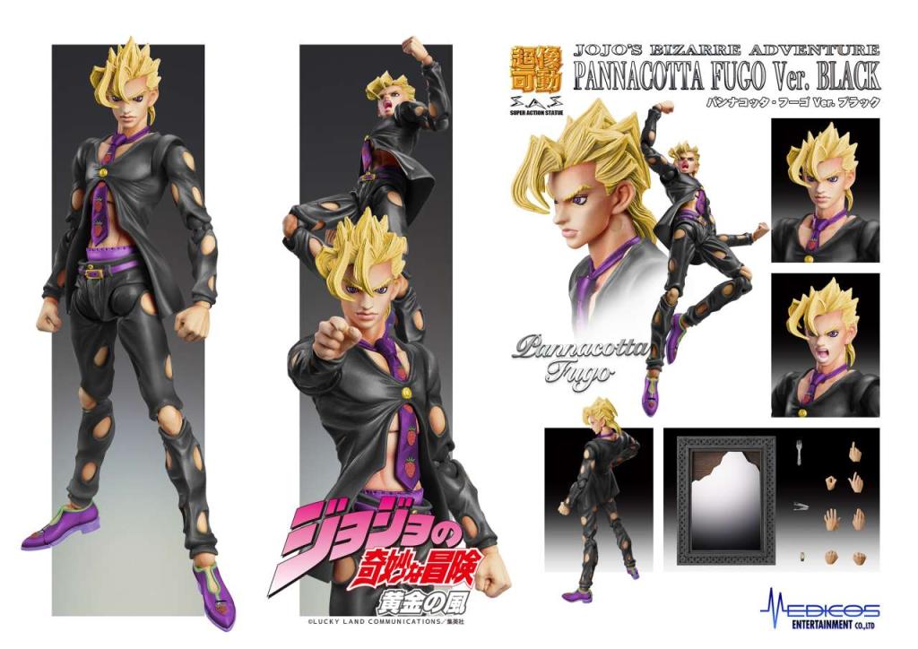 JOJO PART 5 - Pannacotta Fugo "Black Version" -Figurine Chozokado 15cm