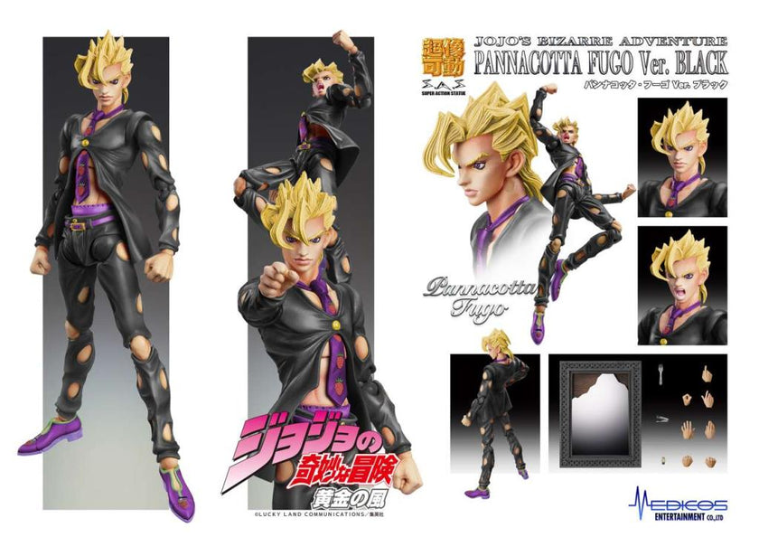 JOJO PART 5 - Pannacotta Fugo "Black Version" -Figurine Chozokado 15cm