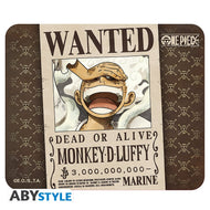 ONE PIECE - Wanted Luffy - Tapis de Souris