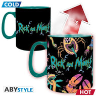 RICK & MORTY - Mug thermoréactif - 460 ml - Vaisseau Spatial