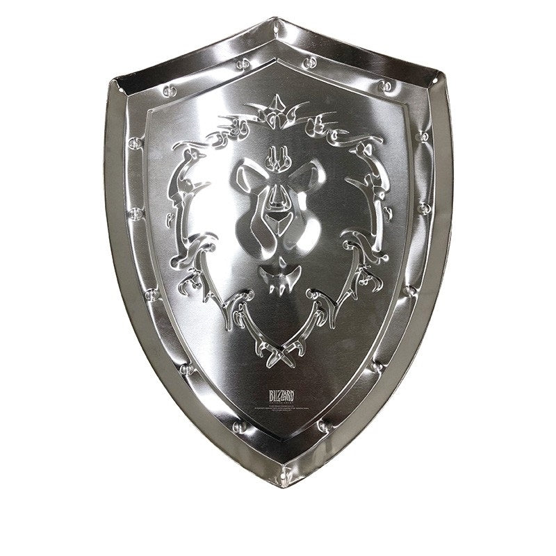 WORLD OF WARCRAFT - Bouclier Alliance - Plaque métal '25x35cm'