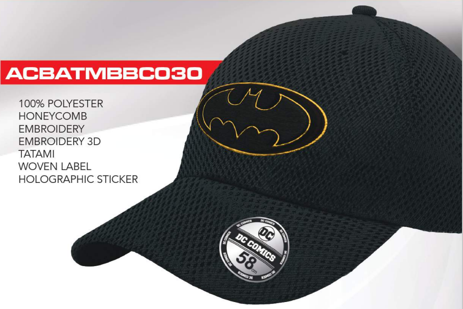 BATMAN - Logo - Casquette de Baseball "Honey Comb"