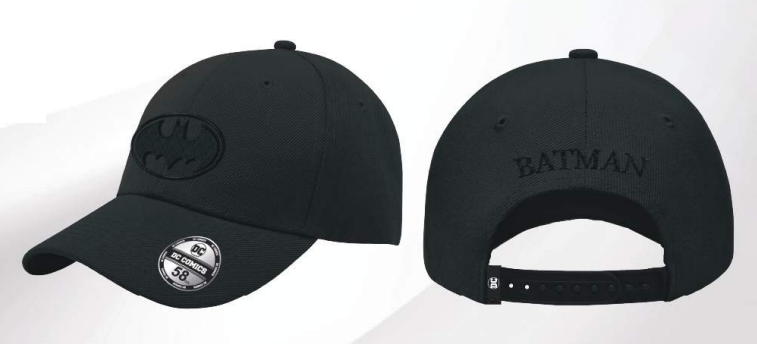 BATMAN - Logo Noir - Casquette de Baseball "Honey Comb"