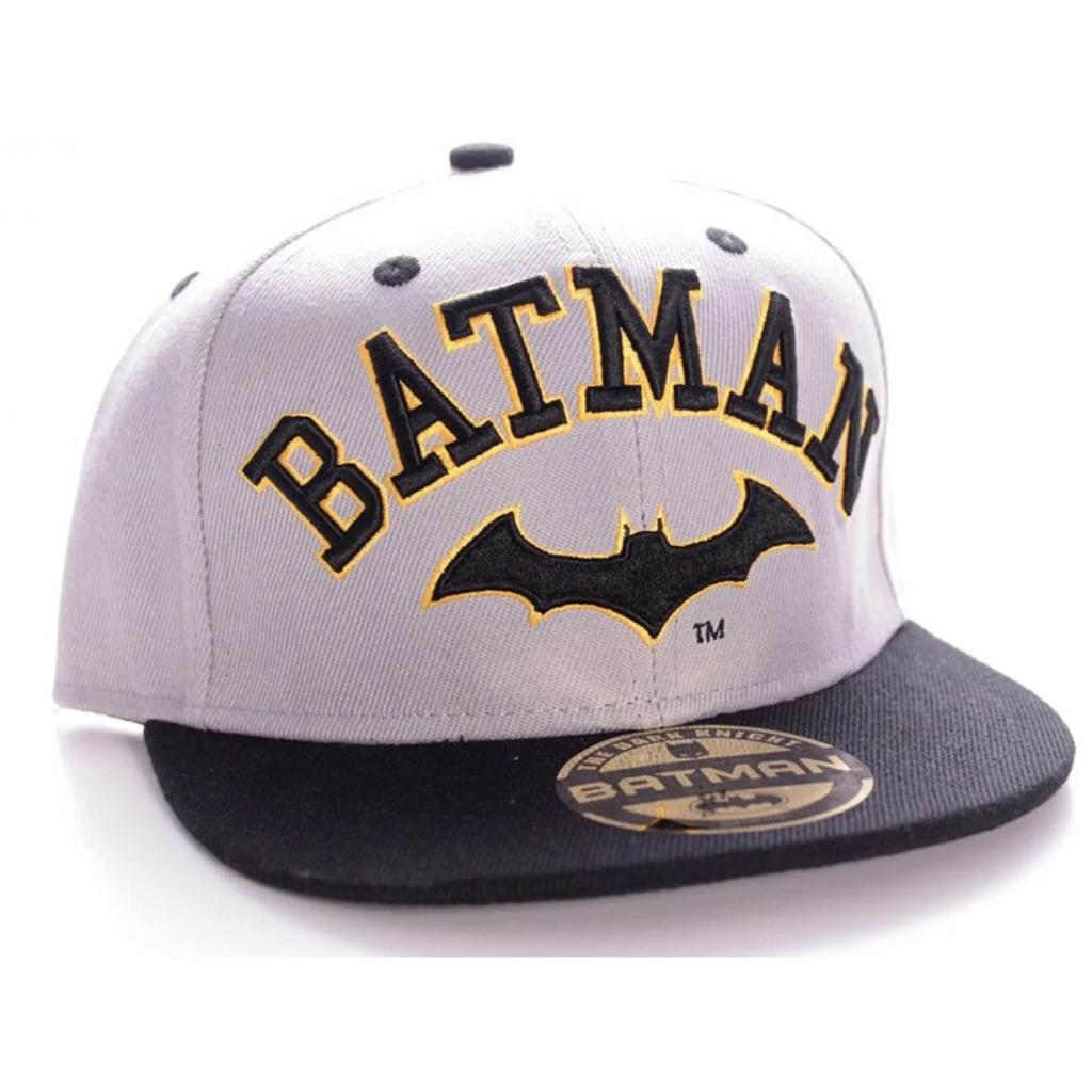 DC COMICS - Casquette Snapback - Batman Logo Grey/Black