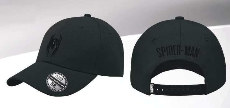 SPIDER-MAN - Logo Noir - Casquette de Baseball