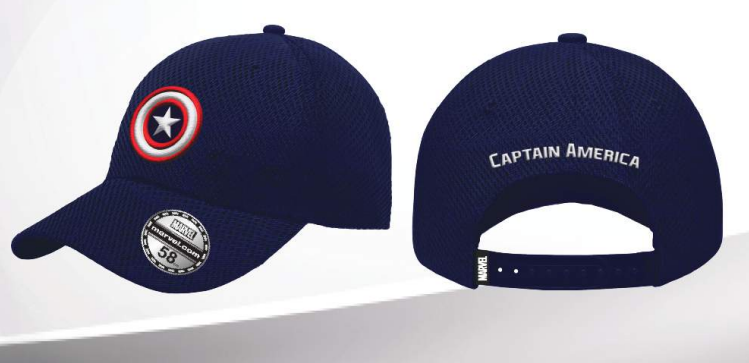 CAPTAIN AMERICA - Logo - Casquette de Baseball "Honey Comb"