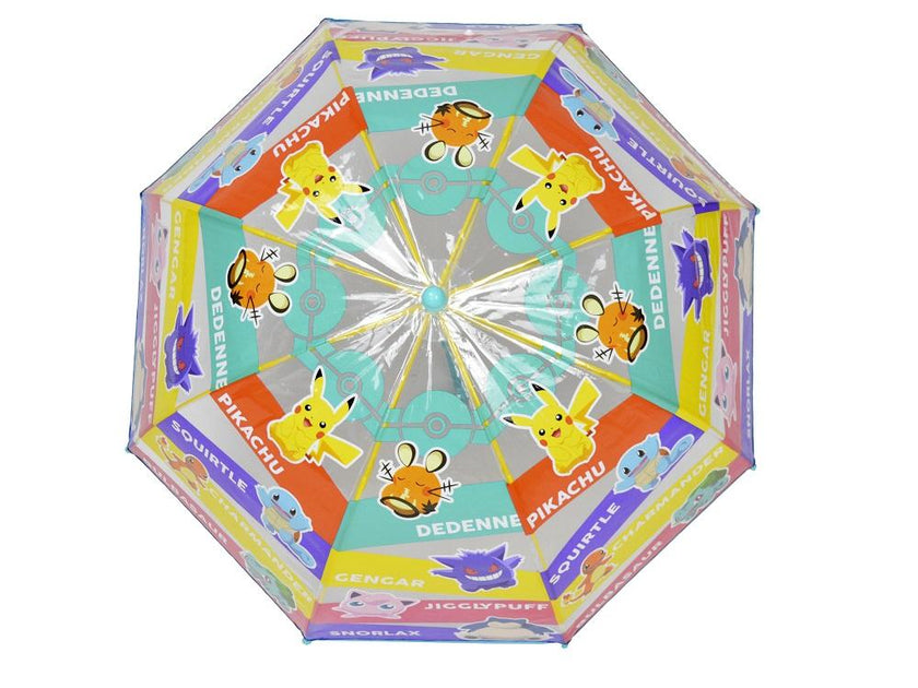 POKEMON - Pikachu & Friends - Parapluie Transparent Manuel 48 cm