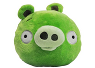 ANGRY BIRDS - Peluches Cochon vert 40 Cm