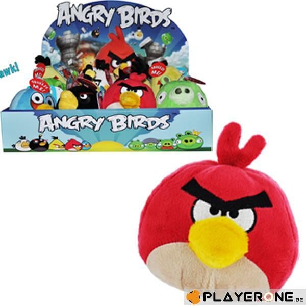 ANGRY BIRDS - Assort. Peluches animées 10 Cm ( Box of 24 )