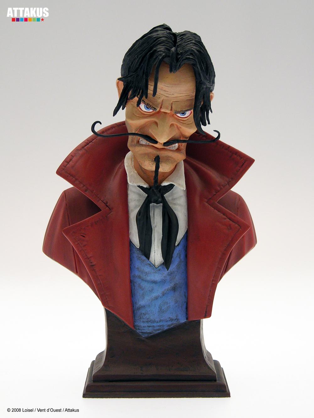 PETER PAN (R. LOISEL) - Capitaine Crochet - Buste en résine 20cm