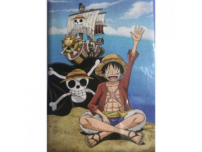 ONE PIECE - Sunny - Plaid Polaire 100% Microfibre 100x140cm