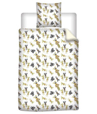MARSUPILAMI - Parure de lit 140x200cm + 65x65cm