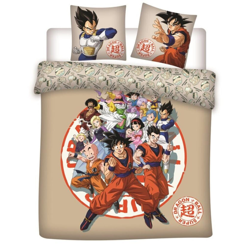 DRAGON BALL SUPER - Parure de lit 240x220cm + 2x65x65cm