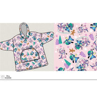 LILO & STITCH - Stitch Angel -Sweat Poncho Coral Fleece -Taille Enfant