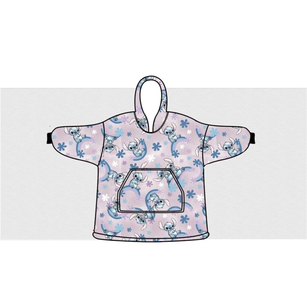LILO & STITCH - Stitch - Sweat Poncho - Taille Enfant (7-14 ans)