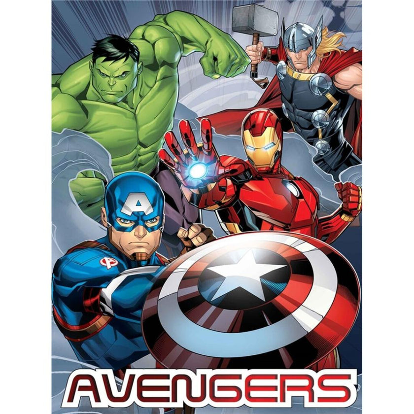 MARVEL - Couverture Flanelle 110x150cm - Avengers