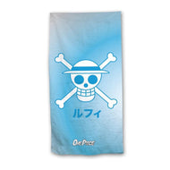 ONE PIECE - Equipage Chapeau de Paille - Serviette de Plage - 70x140cm