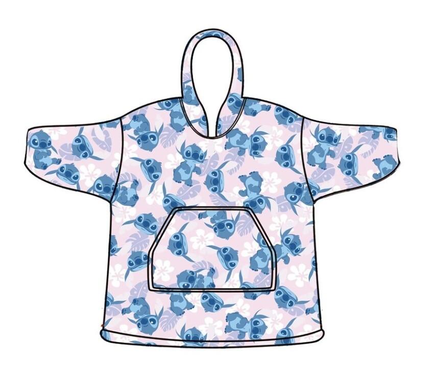 LILO & STITCH - Sweat Poncho - Taille Enfant (7-14 ans)