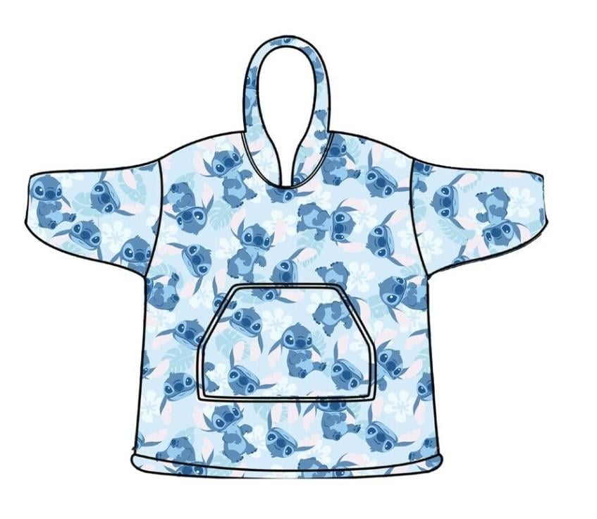 LILO & STITCH - Stitch - Sweat Poncho - Taille Adulte
