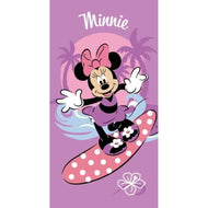 DISNEY - Minnie Surf - Serviette de Plage 100% Polyester 70x140cm
