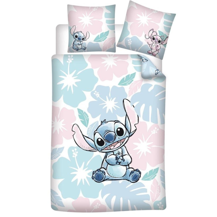 LILO & STITCH - Parure de lit 140x200cm + 65x65cm - Stitch
