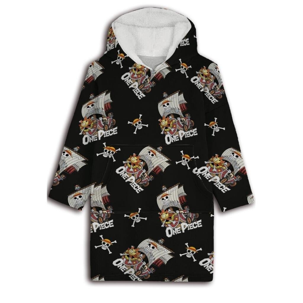 ONE PIECE - Thousand Sunny - Sweat Poncho - Taille Adulte