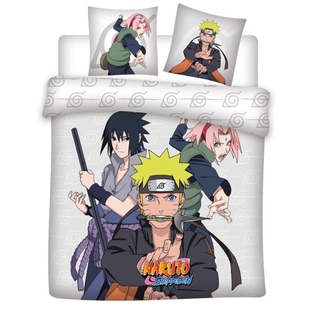 NARUTO SHIPPUDEN - Trio - Parure de lit 240x220cm - '100% Polyester'
