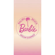 BARBIE - Malibu Beach - Serviette de Plage 100% Coton 70x140cm