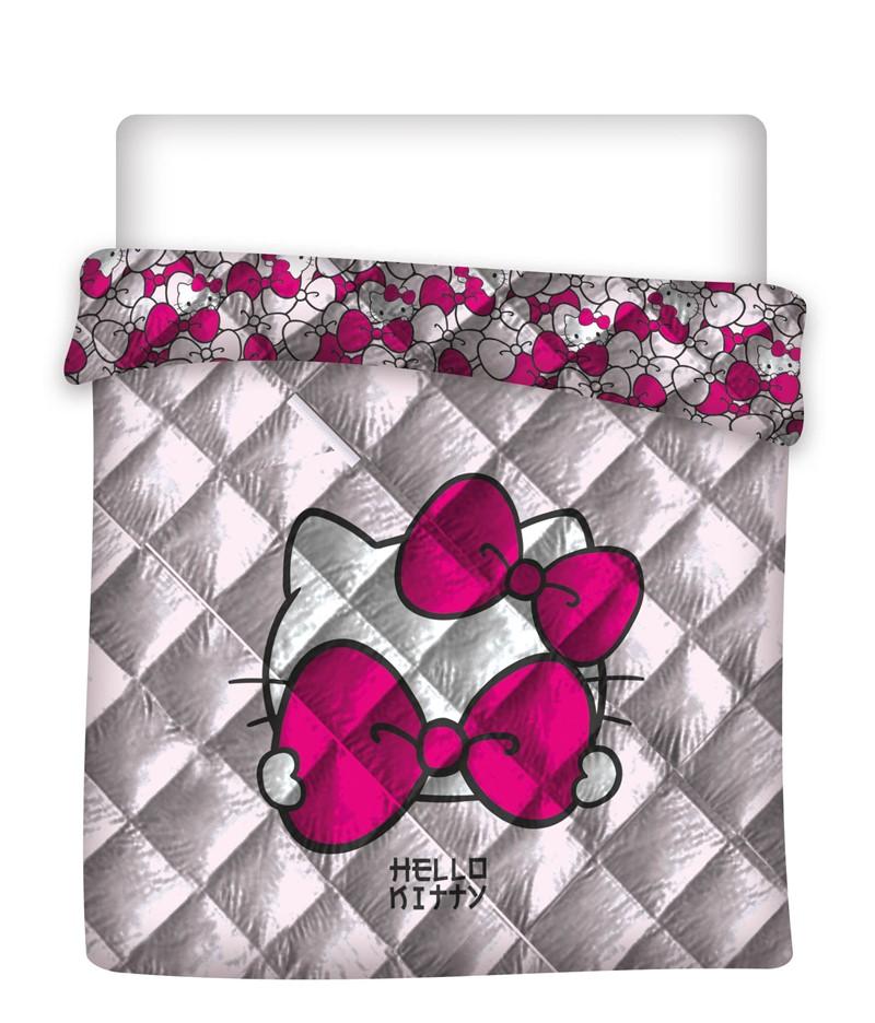 HELLO KITTY - Couverture en Quilt 240x220cm