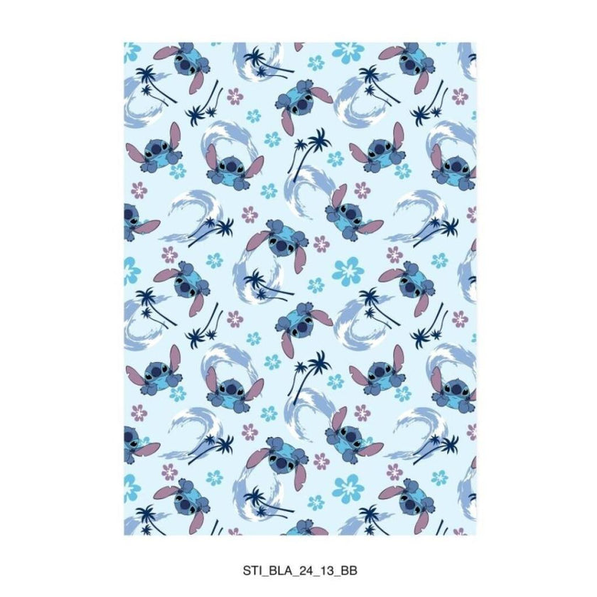 DISNEY - Couverture Flanelle 110x150cm - Stitch